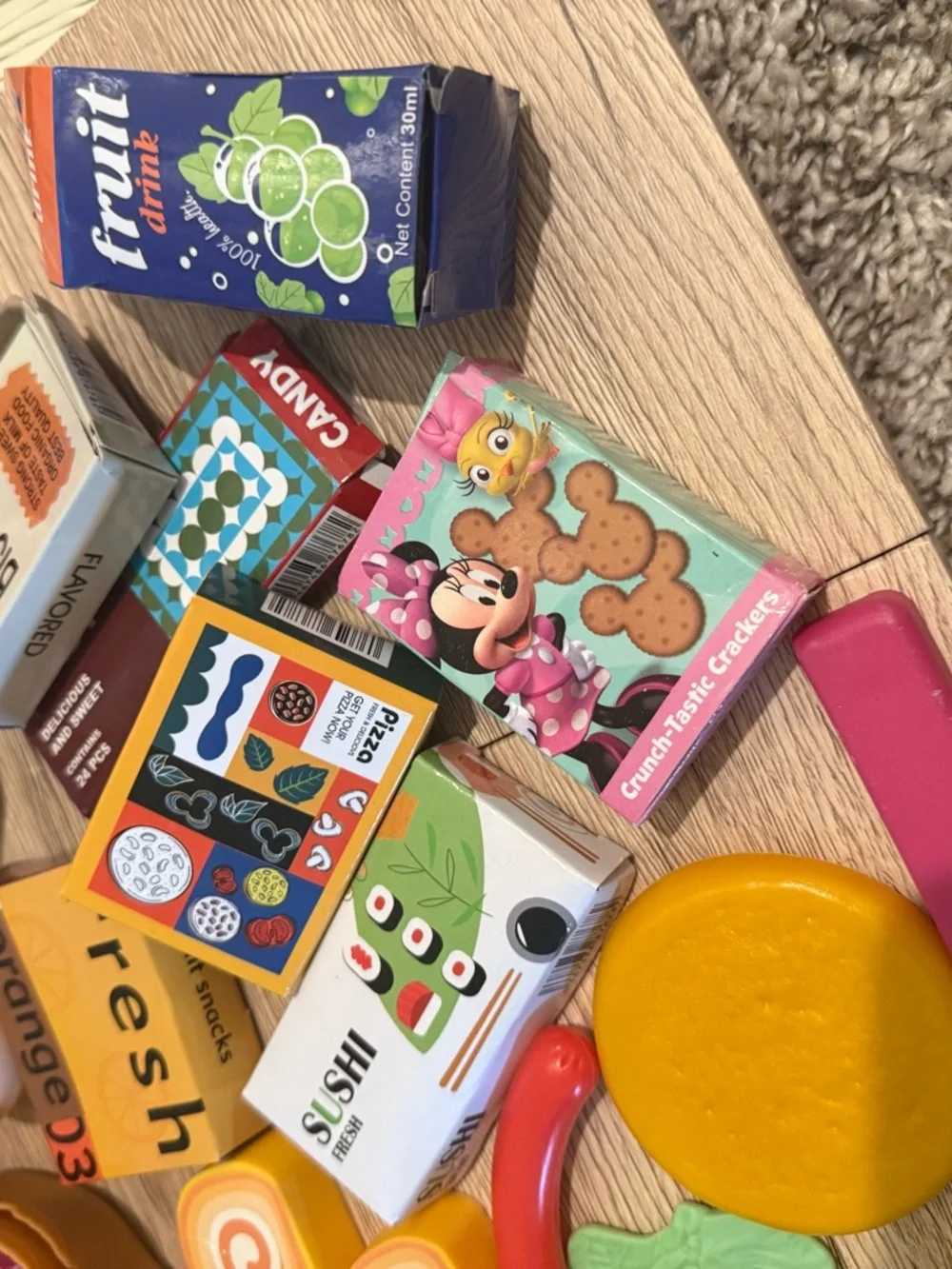 Kids pretend Play Grocery Checkout Store Set - Kids supermarket lot